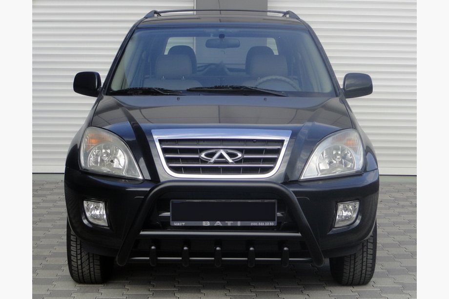 Chery Tiggo 1 2005-2016 Pare-buffle WT003 Noir Inox Image