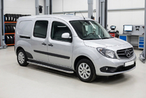 Mercedes Citan 2013-2021 Marchepieds Latéraux Maydos V1 (2 pcs, Aluminium & Inox) photo 1
