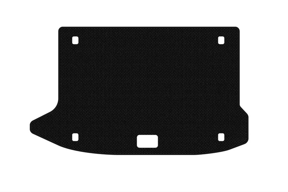 Hyundai Kona 2017-2023 Tapis de coffre en caoutchouc Carsuit V3 (Noir) Photo 1