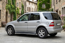 Mercedes ML W163 1997-2005 Marchepieds Latéraux Tayga Grey (2 pcs, Aluminium) photo 1