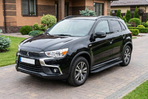 Mitsubishi ASX 2010-2023 Marchepieds Latéraux Bosphorus Black (2 pcs, Aluminium) photo 1