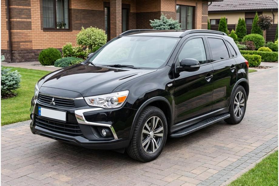 Mitsubishi ASX 2010-2023 Marchepieds Latéraux Bosphorus Black (2 pcs, Aluminium) Image
