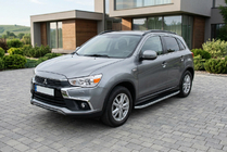Mitsubishi ASX 2010-2023 Marchepieds Latéraux Tayga Grey (2 pcs, Aluminium) photo 1