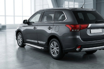 Mitsubishi Outlander 2012-2021 Marchepieds Latéraux Allmond Grey (2 pcs, Aluminium) photo 1