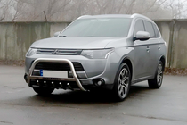 Mitsubishi Outlander 2012-2021 Pare-buffle WT004 (Inox) photo 2