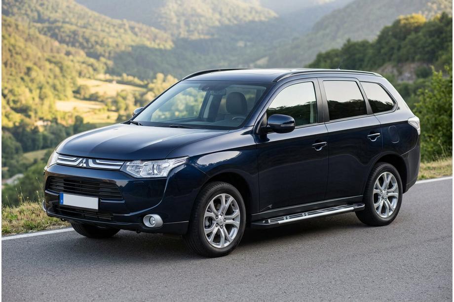 Mitsubishi Outlander 2012-2021 Marchepieds Latéraux Sunrise (2 pcs, Aluminium) Image