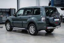 Mitsubishi Pajero Wagon IV 2006-2021 Marchepieds latéraux type X5 (2 pcs, aluminium) photo 1