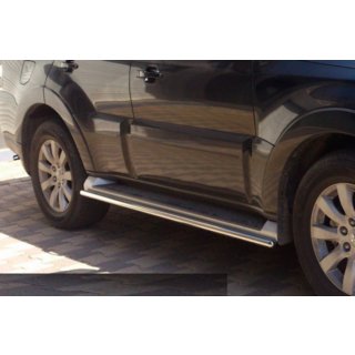 Tubes Latéraux (2 pcs, Inox) Mitsubishi Pajero Wagon IV 2006-2021 photo 2