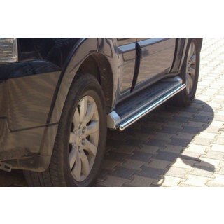 Tubes Latéraux (2 pcs, Inox) Mitsubishi Pajero Wagon IV 2006-2021 photo 3