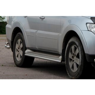 Tubes Latéraux (2 pcs, Inox) Mitsubishi Pajero Wagon IV 2006-2021 photo 4