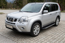 Nissan X-trail T31 2007-2014 Marchepieds Latéraux Duru (2 pcs, Aluminium) photo 1