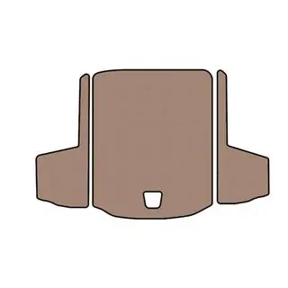 Tapis de coffre en caoutchouc Carsuit (SD, beige) Cadillac ATS 2012-2019 photo 1