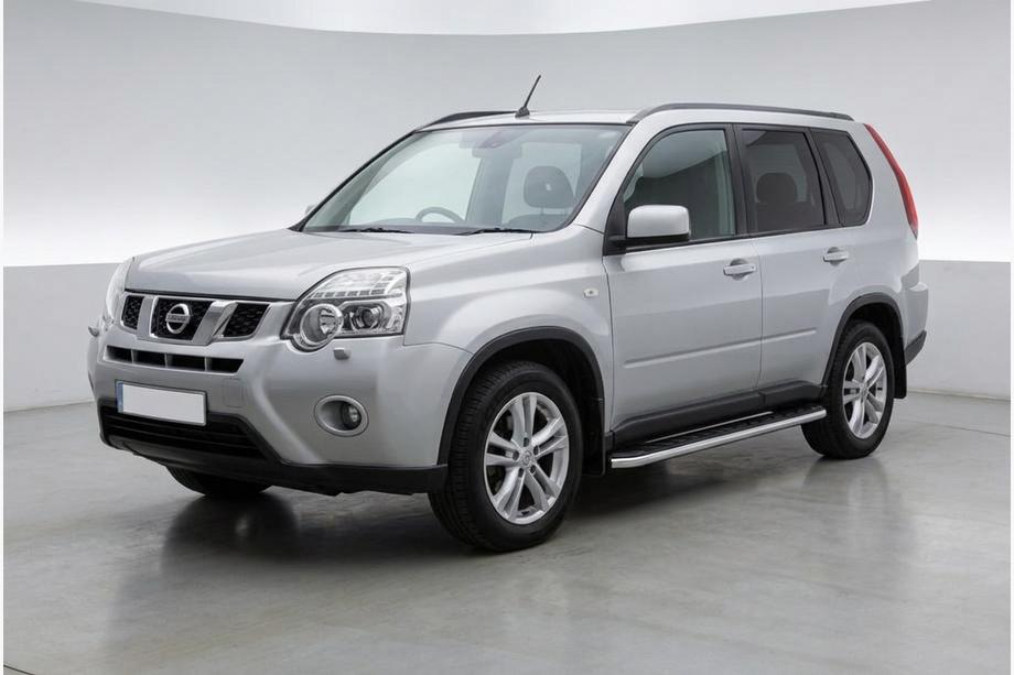 Nissan X-trail T31 2007-2014 Marchepieds Latéraux Maydos V1 (2 pcs, Aluminium & Inox) Image