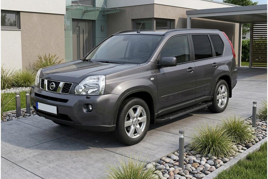 Nissan X-trail T31 2007-2014 Marchepieds Latéraux RedLine Black (2 pcs, Aluminium) Image