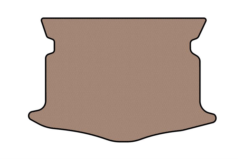 Honda FR-V 2004-2009 Tapis de coffre en caoutchouc Carsuit (Beige) Photo 1
