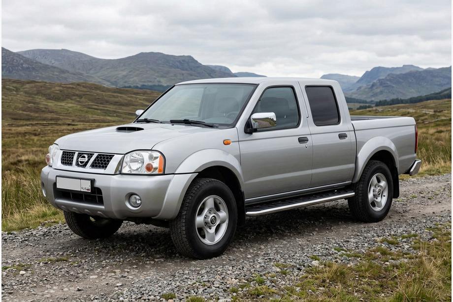 Nissan NP300 1999-2015 Marchepieds Latéraux Maydos V1 (2 pcs, Aluminium & Inox) Image