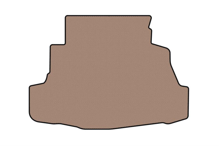 Nissan Primera P12 2002–2007 Tapis de coffre en caoutchouc Carsuit (SD, beige) Photo 1