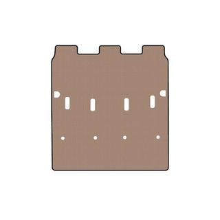 Tapis de coffre en caoutchouc Carsuit (7 places/Empattement long, beige) Peugeot Partner/Rifter 2019- photo 1