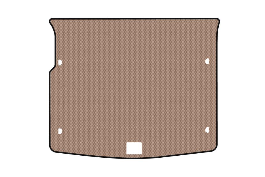Porsche Cayenne 2003–2010 Tapis de coffre en caoutchouc Carsuit V1 (Beige) Photo 1