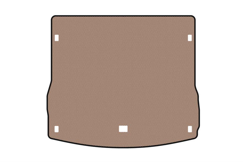 Porsche Macan 2014-2024 Tapis de coffre en caoutchouc Carsuit (2014-2018, beige) Image