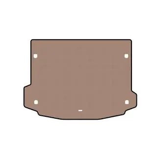 Tapis de coffre en caoutchouc Carsuit (Beige) photo 1