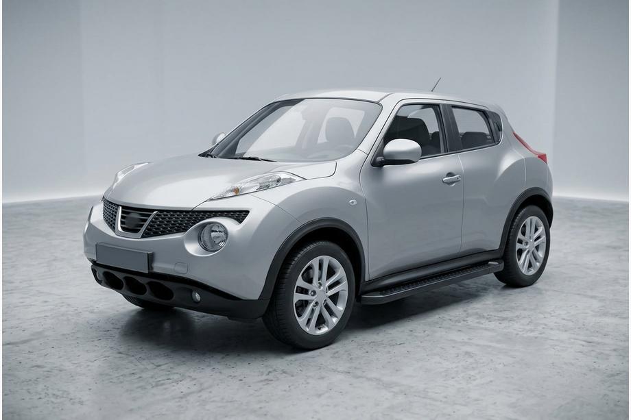 Nissan Juke 2010-2019 Marchepieds Latéraux Allmond Black (2 pcs, Aluminium) Image