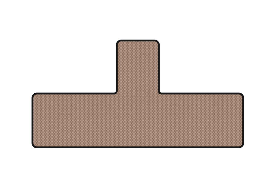 Renault Kangoo 2008–2020 Tapis de coffre en caoutchouc Carsuit (5 portes/7 places, beige) Photo 1