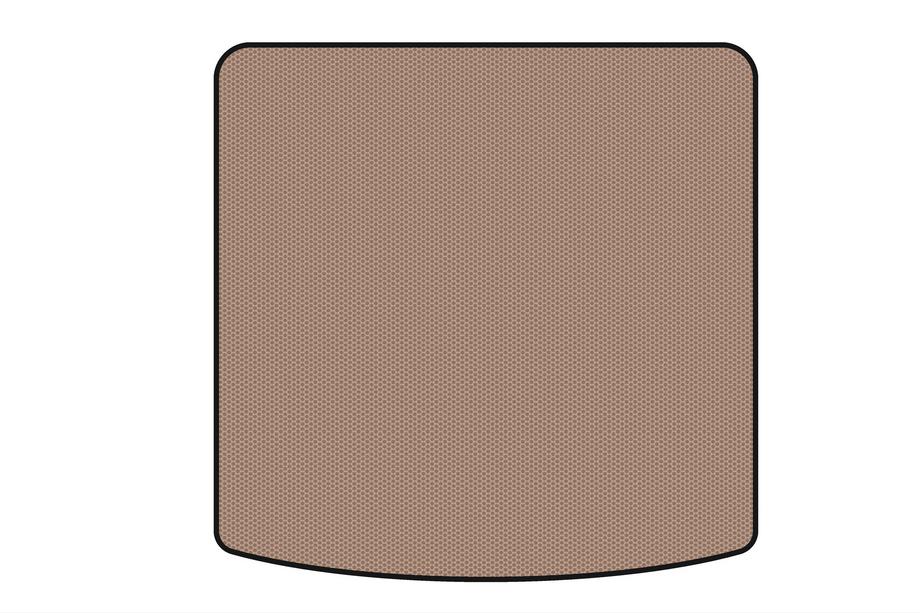 Skoda Kodiaq 2016-2023 Tapis de coffre en caoutchouc Carsuit (5 places, beige) Image