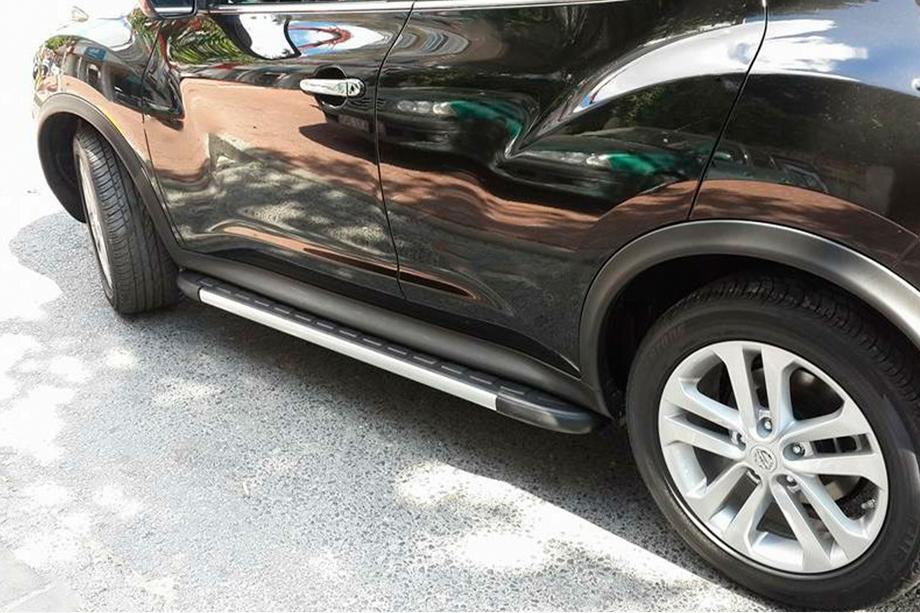 Nissan Juke 2010-2019 Marchepieds Latéraux Duru (2 pcs, Aluminium) Image