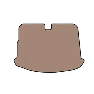 Tapis de coffre en caoutchouc Carsuit (HB, 3 portes, beige) photo 1
