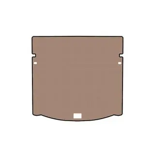 Tapis de coffre en caoutchouc Carsuit (2006-2010, 7 places, beige) photo 1