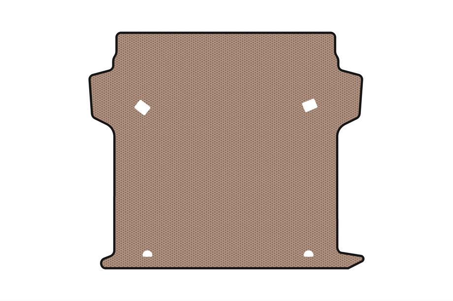Fiat Doblo II 2010-2022 Tapis de coffre en caoutchouc Carsuit (Beige) Photo 1