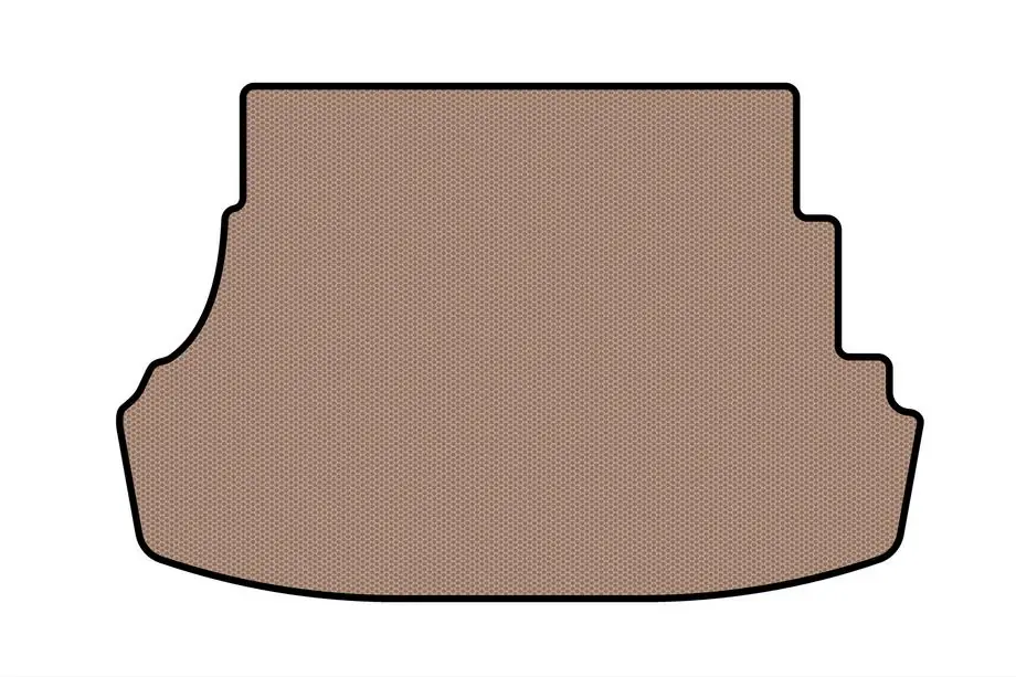 Hyundai Accent 2017-2023 Tapis de coffre en caoutchouc Carsuit (SD, beige) Photo 1