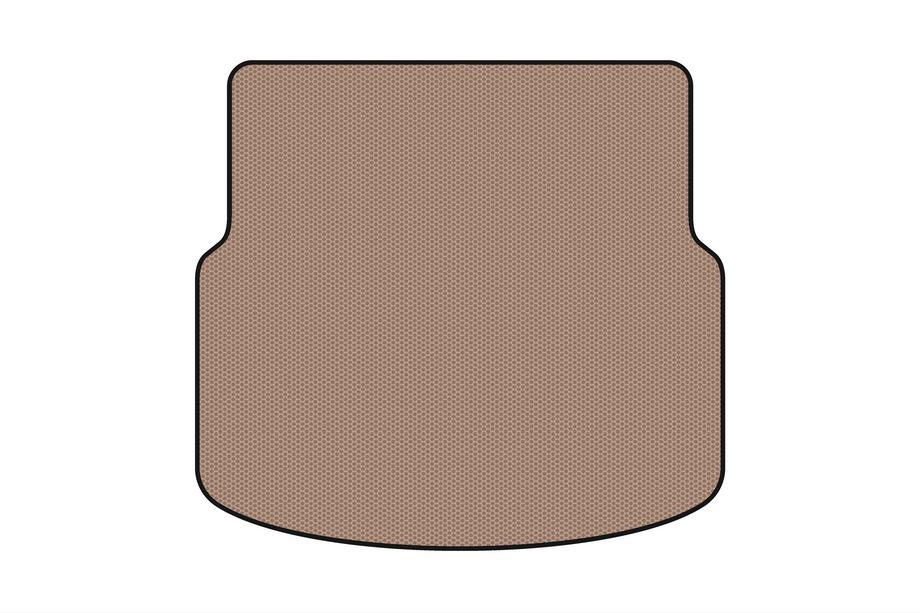 Mercedes C-class W204 2007-2015 Tapis de coffre en caoutchouc Carsuit (SD, beige) Photo 1