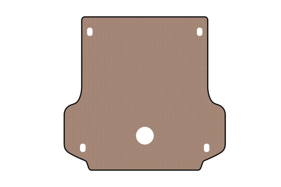Mitsubishi Pajero Sport 2008-2015 Tapis de coffre en caoutchouc Carsuit (2008-2013, beige) Photo 1