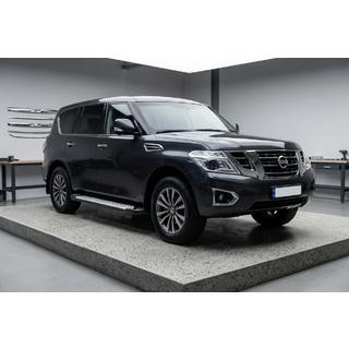 Marchepieds latéraux Allmond Grey (2 pcs, aluminium) Nissan Patrol Y62 2010-2024 photo 1