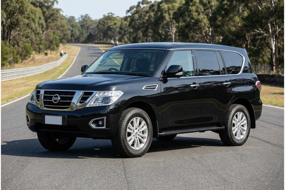 Nissan Patrol Y62 2010-2024 Marchepieds Latéraux Allmond Black (2 pcs, Aluminium) Image