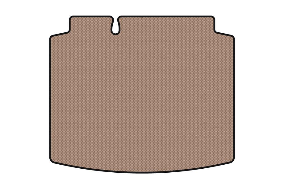 Seat Leon 2005-2012 Tapis de coffre en caoutchouc Carsuit (hatchback, 5 portes, beige) Image