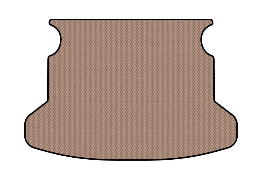 Toyota Corolla 2002-2007 Tapis de coffre en caoutchouc Carsuit (SD, beige) Photo 1