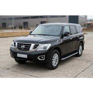 Marchepieds Latéraux Tayga Grey (2 pcs, Aluminium) Nissan Patrol Y62 2010-2024 photo 1