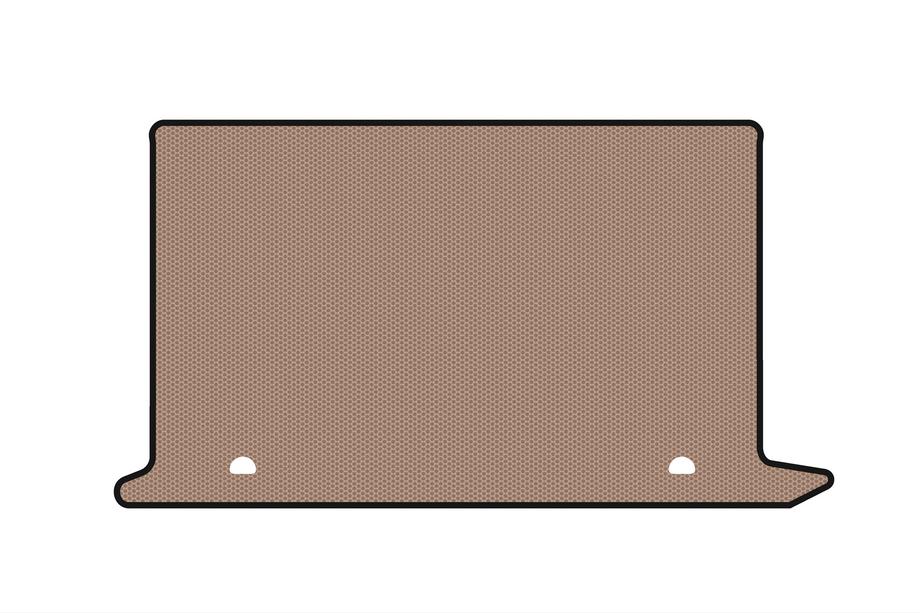 Fiat Doblo II 2010-2022 Tapis de coffre en caoutchouc Carsuit V2 (Beige) Photo 1