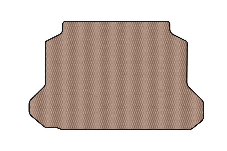 Honda Civic Sedan VII 2001-2006 Tapis de coffre en caoutchouc Carsuit (HB, beige) Photo 1
