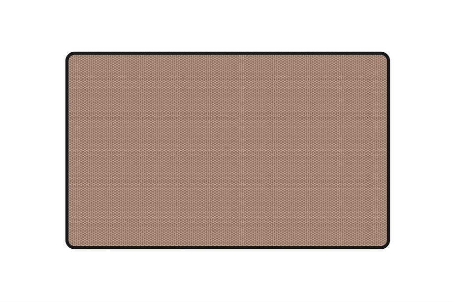 Kia Carens 1999-2012 Tapis de coffre en caoutchouc Carsuit (2006-2012, 3 rangées, 7 places, beige) Photo 1