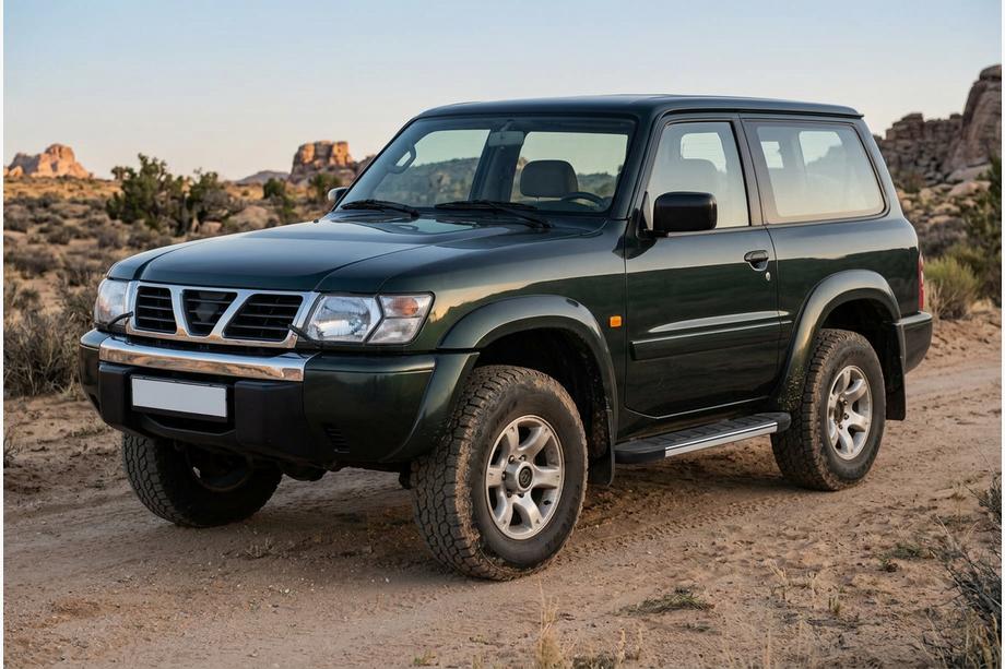 Nissan Patrol Y61 1997-2011 Marchepieds Latéraux Duru (2 pcs, Aluminium) Image