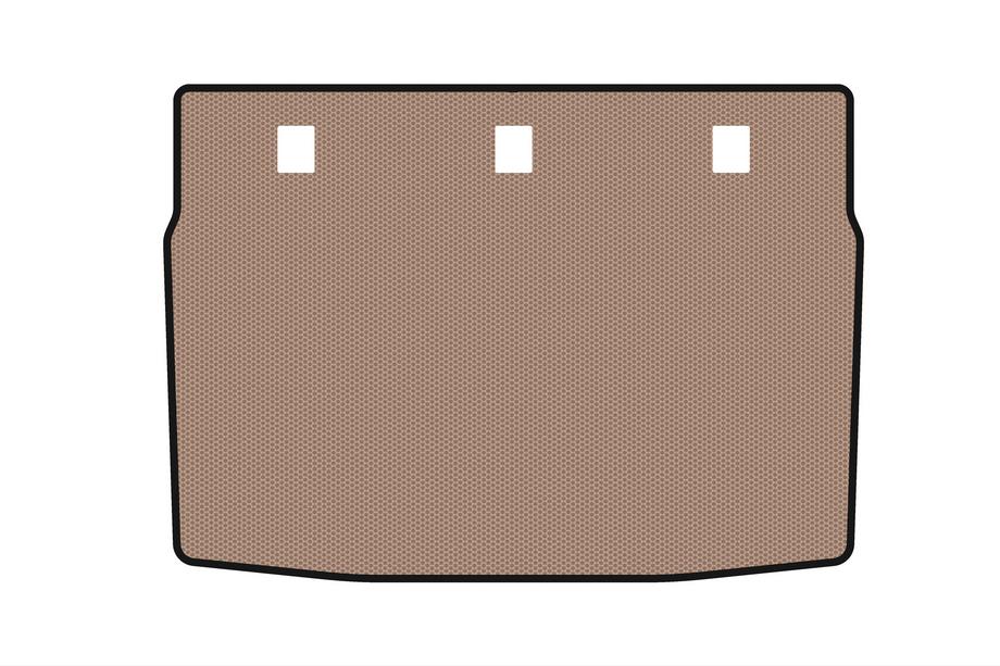 Kia Forte 2008–2024 Tapis de coffre en caoutchouc Carsuit (2008-2012, beige) Photo 1
