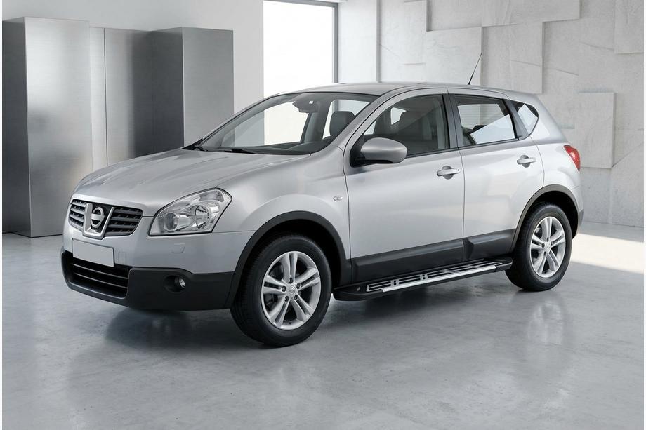 Nissan Qashqai 2007-2010 Marchepieds Latéraux Sunrise (2 pcs, Aluminium) Image