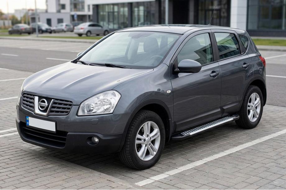 Nissan Qashqai 2007-2010 Marchepieds Latéraux Line (2 pcs, Aluminium) Image