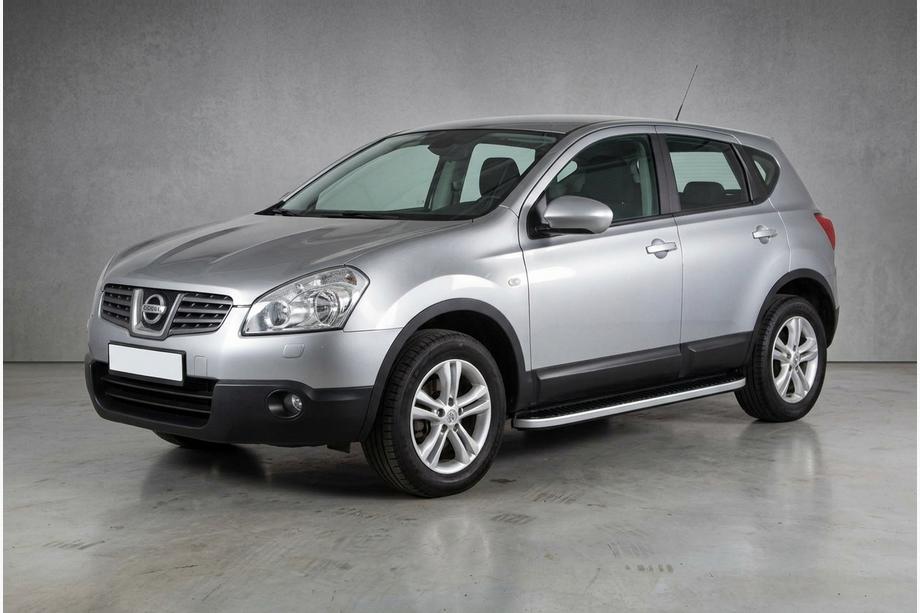 Nissan Qashqai 2007-2010 Marchepieds Latéraux Tayga Grey (2 pcs, Aluminium) Image