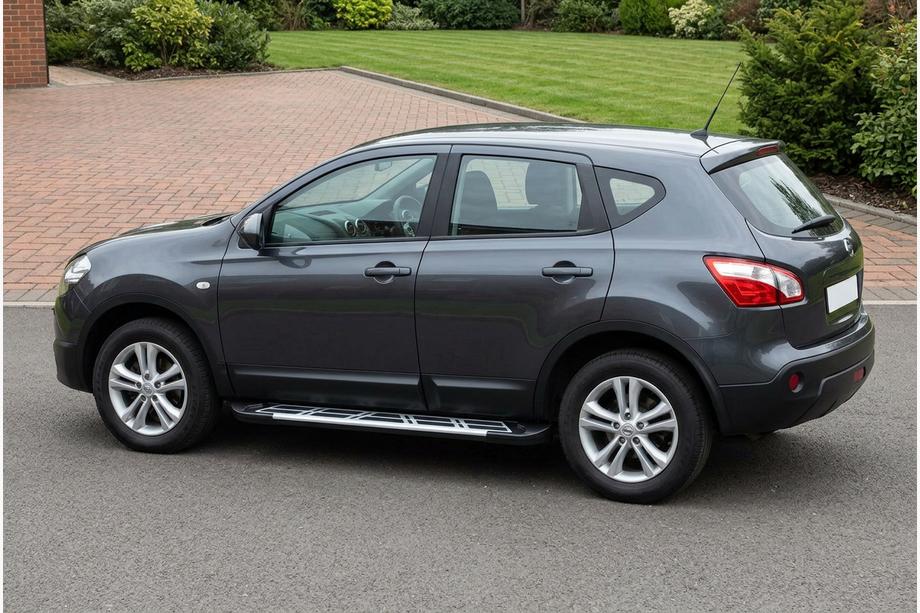 Nissan Qashqai 2010-2014 Marchepieds Latéraux Sunrise (2 pcs, Aluminium) Image