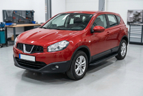 Nissan Qashqai 2010-2014 Marchepieds Latéraux Bosphorus Black (2 pcs, Aluminium) photo 1